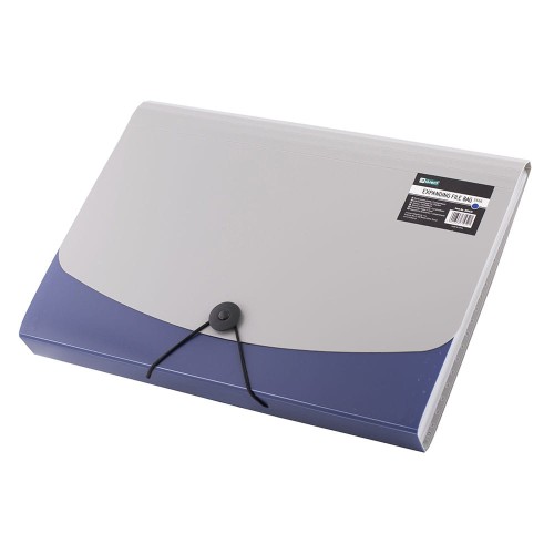 TECZKA HARMONIJKOWA A4  6 PRZEGRÓD 5566 009478 NIEBIESKA D.RECT