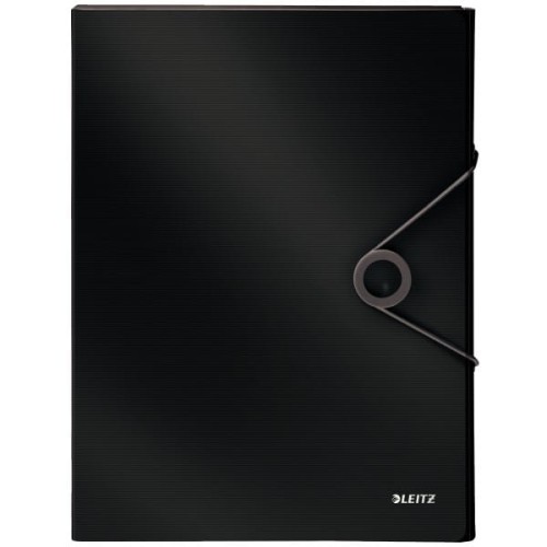 TECZKA Z GUMKĄ PP A4/30MM 45681095 SOLID CZARNA LEITZ