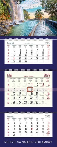 KALENDARZ TRÓJDZIELNY  T11 GRANAT TELEGRAPH