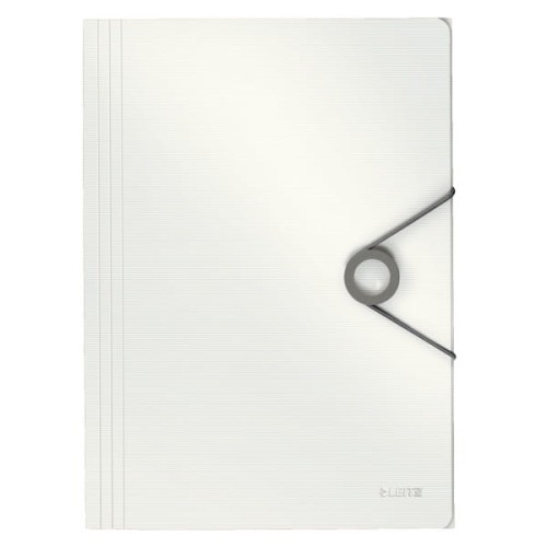 TECZKA Z GUMKĄ PP A4/15MM 45631001 SOLID BIAŁA LEITZ