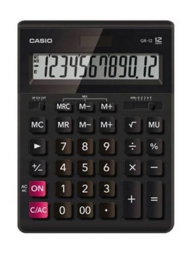 KALKULATOR CASIO GR-12 BIUROWY CZARNY