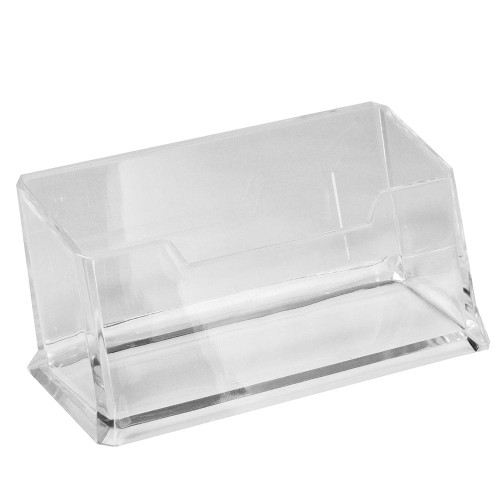 Przybornik na wizytówki akrylowy transparentny 0057 009112 D.RECT