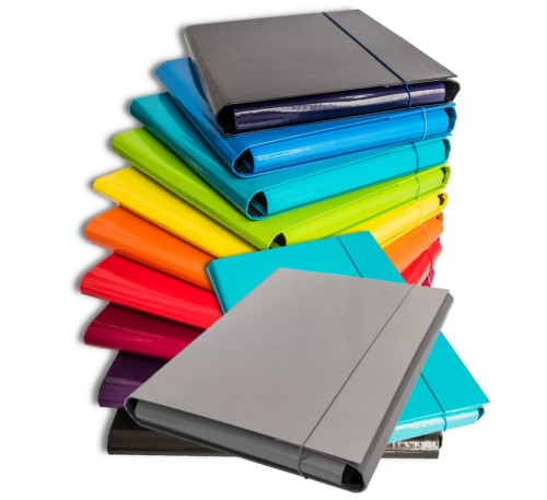 Teczka z gumką A4/40 1821022 czarna 4cm Barbara