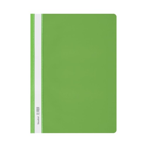 Skoroszyt A4 PVC twardy ST-01-12 jasno zielony  BIURFOL