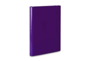 TECZKA Z GUMKĄ A4/40 310/04 FIOLETOWA VAUPE FCK SKRZYDLOWA