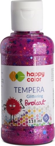 FARBY TEMPERY 118ML 3310 0118-203 BROKATOWA RÓŻOWA HAPPY COLOR 