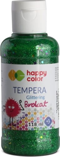 FARBY TEMPERY 118ML 3310 0118-505 BROKATOWA ZIELONA HAPPY COLOR 