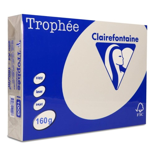 Papier ksero Trophee A4 160g 1009 szary stalowy