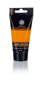 FARBA AKRYLOWA 60ML KADM ŻÓŁTY CIEMNY 83410933 ASTRA