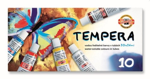 FARBY TEMPERY 10KOL 162548 16ML KOH-I-NOOR