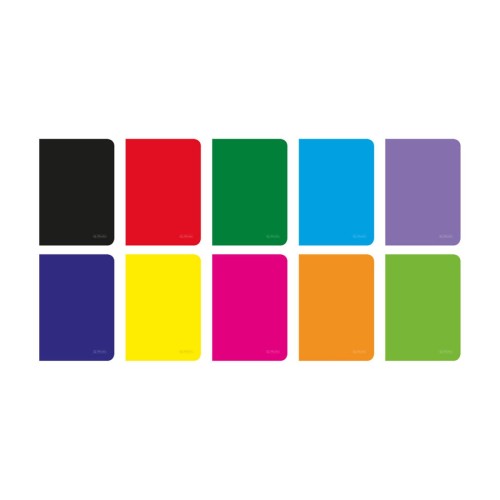 ZESZYT A5 96 KARTEK W LINIĘ RAINBOW 09581091 HERLITZ