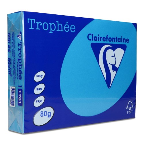 Papier ksero Trophee A4  80g 1781 błękit karaibski