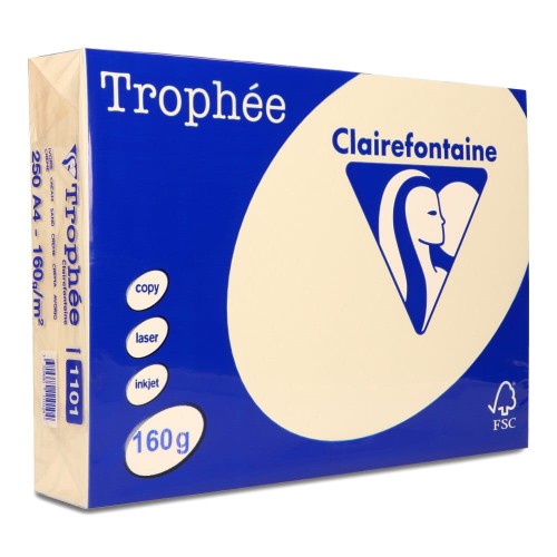 Papier ksero Trophee A4 160g 1101 piaskowy