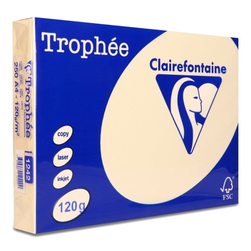 Papier ksero Trophee A4 120g 1242 piaskowy