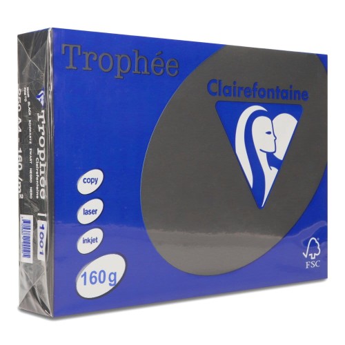 Papier ksero Trophee A4 160g 1001 czarny