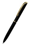 PIÓRO KULKOWE STERLING BL2007AG-CE CZARNE ZŁOTE WYKOŃCZENIE ENERGEL 0.7MM PENTEL (etui+torebka+wkład LR7-C gratis)