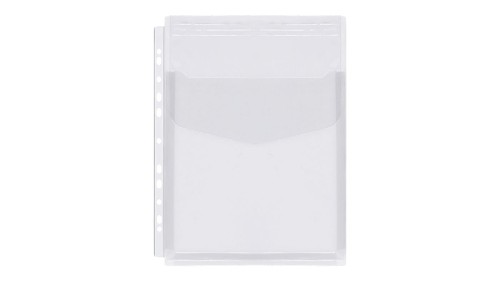 Koszulka na katalogi z klapką 10 szt. 180MIC A4 poszerzana OF-42 BIURFOL