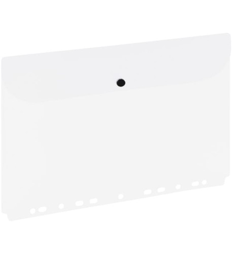 Teczka kopertowa na zatrzask do segregatora A4 ZP045A biała GRAND 120-1461