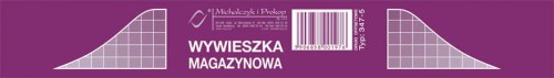 WYWIESZKA MAGAZYNOWA A6 /50/ 347-5 50K/OFFSET M&P