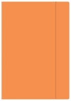 TECZKA Z GUMKĄ A4+ FLUO POMARAŃCZ INTERDRUK