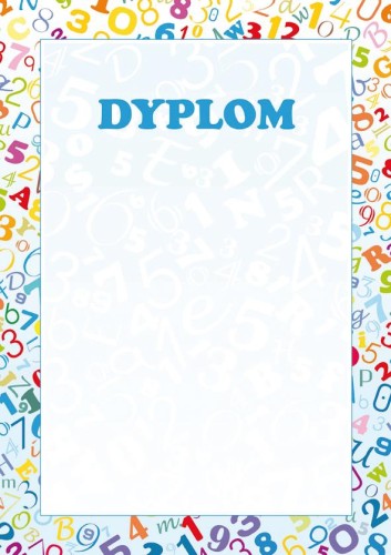 Dyplomy 170g Elementarz 25 ark. 216017 z napisem Dyplom Galeria Papieru