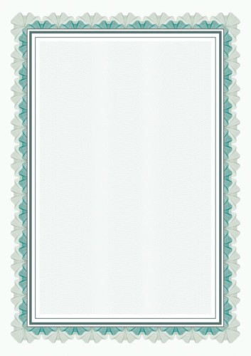 Dyplomy 170g Falbala Zielona  25 ark. 218417 Galeria Papieru