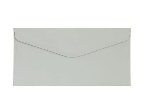 Koperty ozdobne DL 10 szt. Gładki jasnoszary satynowany K. 130g 280132 Galeria Papieru