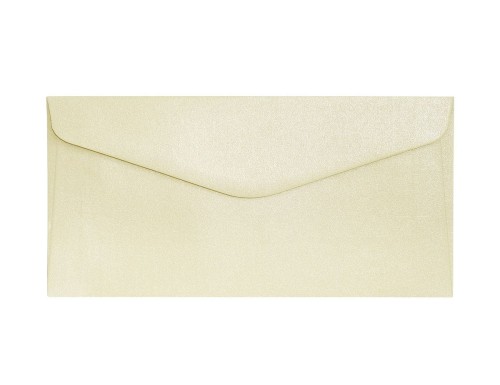 Koperty ozdobne DL 10 szt. Pearl kremowy K. 150g 280141 Galeria Papieru