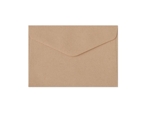 Koperty ozdobne C6 10 szt. Nature ciemnobeżowy K. 120g 280220 Galeria Papieru