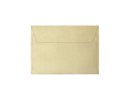 Koperty ozdobne C6 10 szt. Pearl złoty 120g 280215 Galeria Papieru