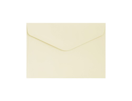 Koperty ozdobne C6 10 szt. Gładki ciemnokremowy satynowany K. 130g 280230 Galeria Papieru