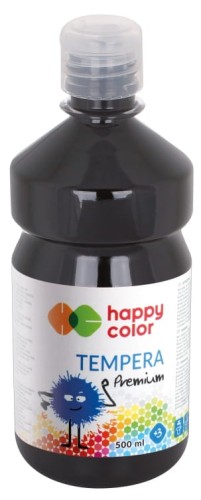 FARBY TEMPERY 500ML 33100500-9 CZARNA HAPPY COLOR PREMIUM 