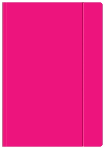 TECZKA Z GUMKĄ A4+ FLUO RÓŻOWA INTERDRUK