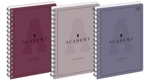 Kołozeszyt A5 100 kartek w kratkę 90g ACADEMY INTERDRUK