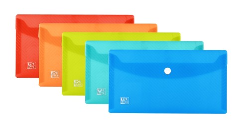 Teczka kopertowa na zatrzask DL 400147029 MIX OXFORD HAWAI