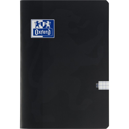 Zeszyt OXFORD Esse A5 60 kartek w kratkę czarny 400192073