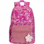 Plecak szkolny OXFORD BLOOM ciemnoróżowy 400196448
