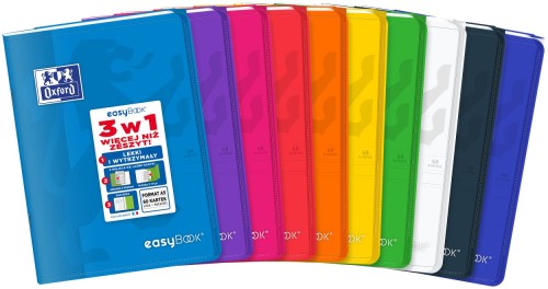 Zeszyt OXFORD easyBook A5 60 kartek w linię okładka PP 400146694