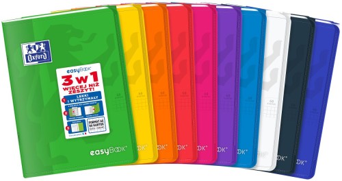 Zeszyt OXFORD easyBook A5 60 kartek w kratkę okładka PP 400146693