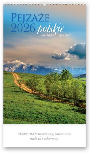 KALENDARZ 13-PLANSZOWY RW01 PEJZAŻE POLSKIE LUCRUM