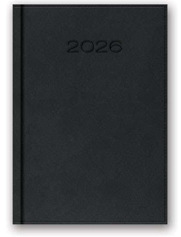 KALENDARZ KSIĄŻKOWY B6 DNS 41D-03-VIVELLA GRAFITOWY LUCRUM