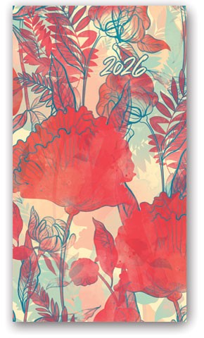 KALENDARZ NOTESOWY 80X150 11TS-09 SOFT KWIATY  LUCRUM