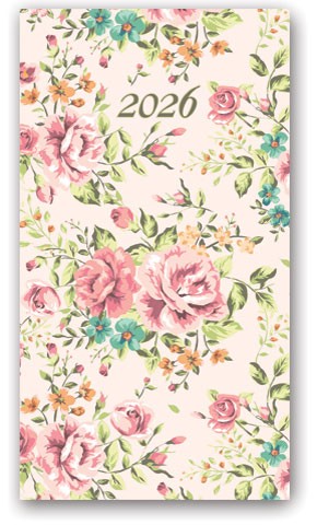 KALENDARZ NOTESOWY 80X150 11TS-10 SOFT ROSARIUM  LUCRUM