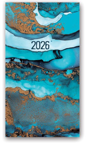 KALENDARZ NOTESOWY 80X150 11TS-11 SOFT TURKUS LUCRUM