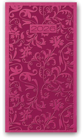 KALENDARZ NOTESOWY 80X150 11TR-14-V Relief AMARANT LUCRUM