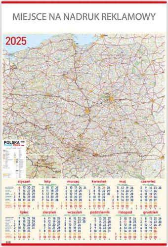 KALENDARZ PLAKATOWY B1 P20 TELEGRAPH