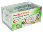 Marker do tablic komplet 4 kolory z gąbką magnetyczną MWL5M-4N MAXIFLO PENTEL