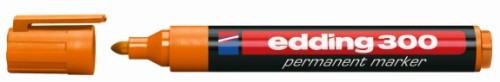 MARKER OKRĄGŁY E-300/006 POMARAŃCZOWY EDDING