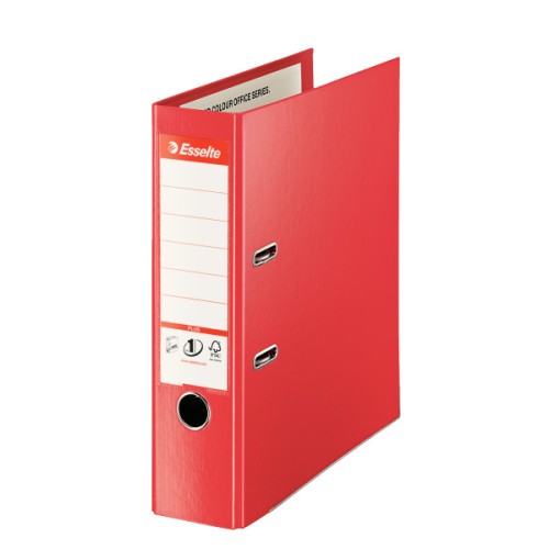 Segregator A4/85mm Maxi+ Vivida 81183 czerwony Esselte