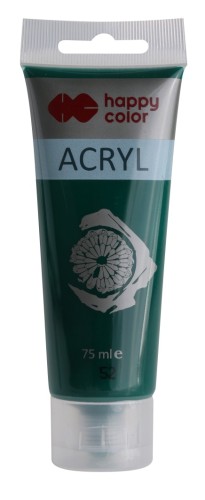 FARBA AKRYLOWA 75ML 7370 0075-52 CIEMNOZIELONA HAPPY COLOR 